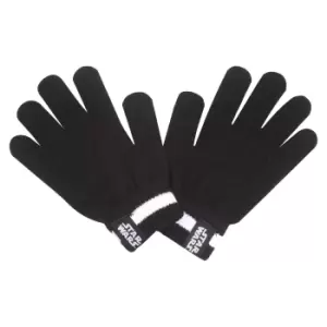 Star Wars Boys Logo Gloves (One Size) (Black/White)
