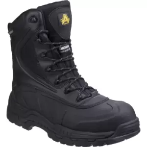 Amblers Mens Safety AS440 Hybrid Metal Free Hi-Leg Waterproof Safety Boots Black Size 8