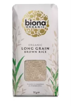 Biona Long Grain Brown Rice 1000g (Case of 6)