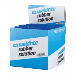 Weldtite Puncture Repair Rubber Solution 15G (X25)