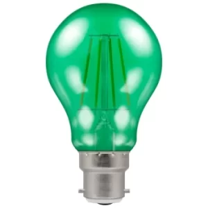 Crompton LED Filament GLS 4.5W Green BC-B22d