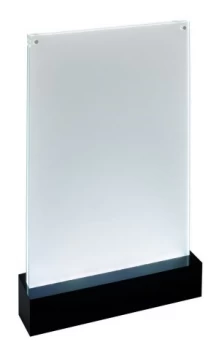 Sigel LED Table Top Display Frame A4 Black Base