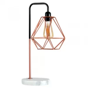 Talisman Copper Table Lamp With Copper Diablo Shade