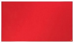 Nobo Impression Pro Widescreen Red Felt Board 1220x690mm