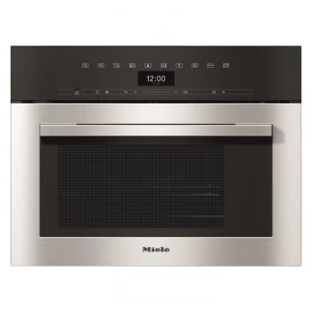 Miele ContourLine Touch Control Compact Combination Steam Oven - Clean Steel