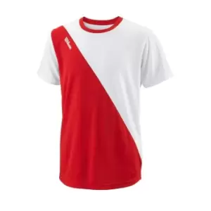 Wilson Angle Crew T Shirt Juniors - Red
