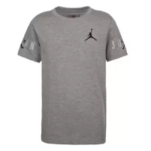 Air Jordan Longline Graphic T Shirt Junior Boys - Grey