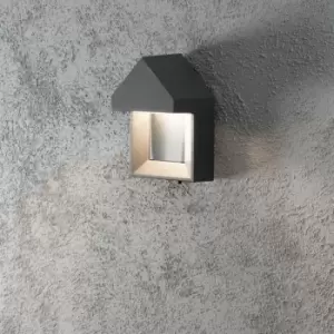 Cosenza Outdoor Modern Wall Light, Anthracite High Power LED 5W, IP54