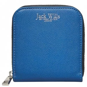 Jack Wills Mawbray Zip Around Purse - Cobalt Blue