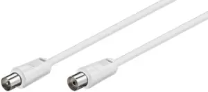 Microconnect COAX050W coaxial cable 5m White