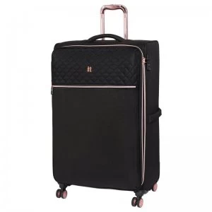 IT Luggage Divinity 8 Wheel Black Expander Suitcase with Lock