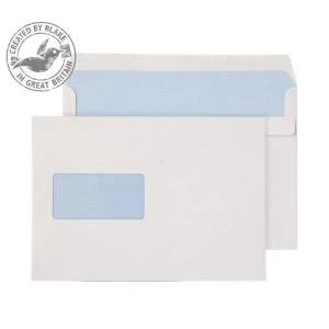Purely Everyday Wallet Self Seal Window White 90gsm C5 162x238mm Ref