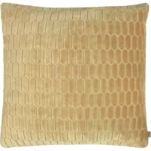 Kai Rialta Geometric Cushion Cover (One Size) (Ochre Yellow)