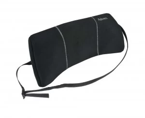 Fellowes Portable Lumbar Back Support Black
