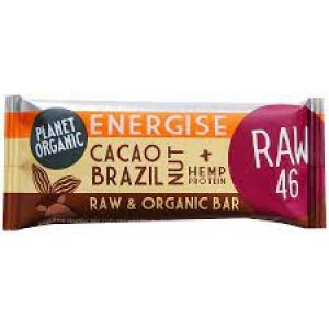 Planet Organic Cacao Brazil Nut Energise Bar 30g