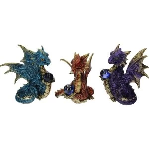 Orb Guardians Pack Of 3 Dragon Figures