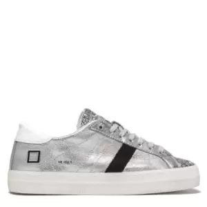 DATE Hill Low Glitter Trainers - Silver