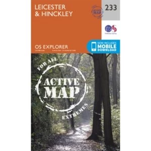 Leicester and Hinckley by Ordnance Survey (Sheet map, folded, 2015)