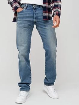 Levis 501&reg; Original Fit Jeans - Blue Size 32, Inside Leg Regular, Men