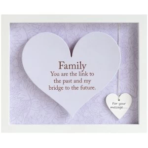 Said with Sentiment Rectangular Heart Frames Family