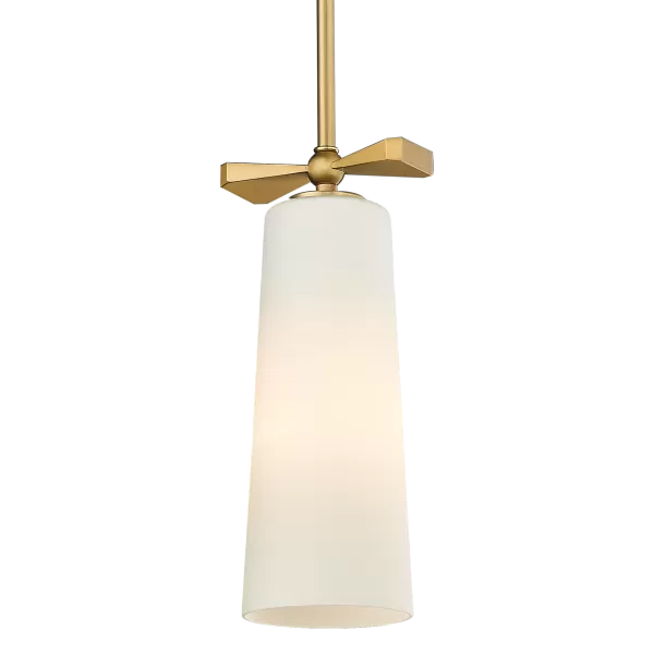 Bow Slim Pendant Ceiling Light Brass, E27