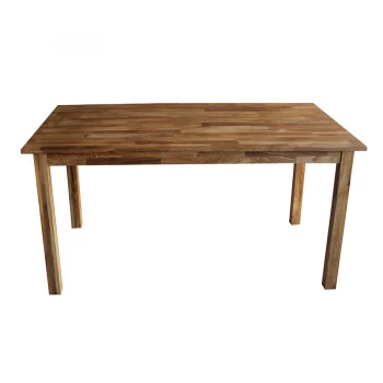 Charles Bentley Solid Oak Rectangular Dining Table