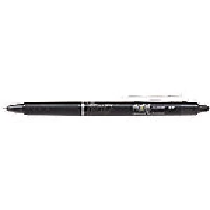 Pilot FriXion Ball Clicker Gel Rollerball Pen Erasable Medium 0.35mm Black Pack of 12