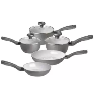 Prestige Earthpot Recycled Non-Stick 5 Piece Saucepan and Frying Pan Set