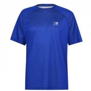 Karrimor Aspen Technical T Shirt Mens - Surf Blue/Char
