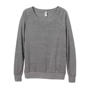 Alternative Apparel Womens/Ladies Eco-Jersey Slouchy Pullover (XS) (Eco Grey)
