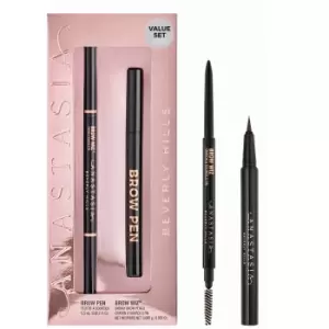 Anastasia Beverly Hills Brow Detail Duo 0.5ml (Various Colours) - Ebony