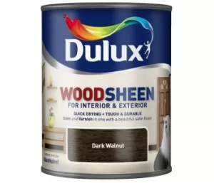 Dulux Woodsheen Dark Walnut Stain & Varnish 750ml
