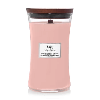 WoodWick Pressed Blooms & Patchouli Large Candle 1134g