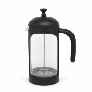 Leopold Vienna Coffee & Tea Maker Puglia Borosilicate Glass In Black 1L
