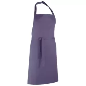 Premier Colours Bib Apron / Workwear (Pack of 2) (One Size) (Purple)