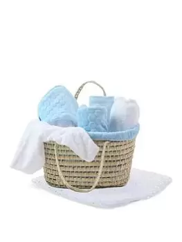 Clair De Lune Marshmallow Baby Gift Basket- Blue