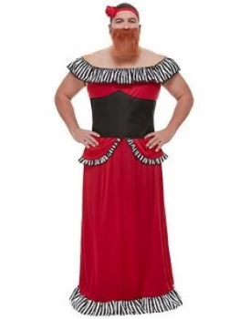 Bearded Lady Costume, One Colour, Size L, Women