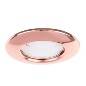 6 x MiniSun Non-Fire Rated Steel Fixed Downlights in Copper