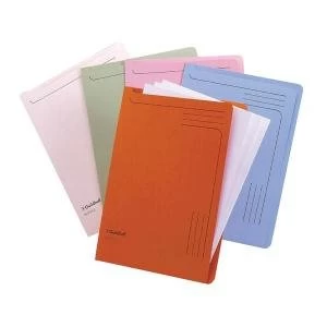 Guildhall A4 230gsm 50 Sheets Capacity Slipfile Green Ref 4603Z Pack