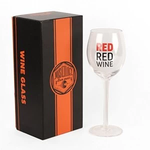Musicology Wine Glass - Red Red Wine