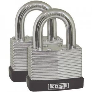 Kasp K13050D2 Padlock 50 mm Silver Key