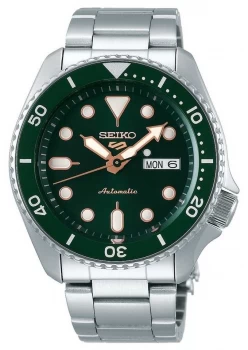 Seiko 5 Sport Sports Automatic Green Dial Stainless Watch