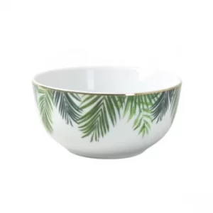 Rice Bowl in Emerald Eden Design