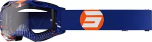 Shot Assault 2.0 Focus Motocross Goggles, blue-orange, blue-orange, Size One Size