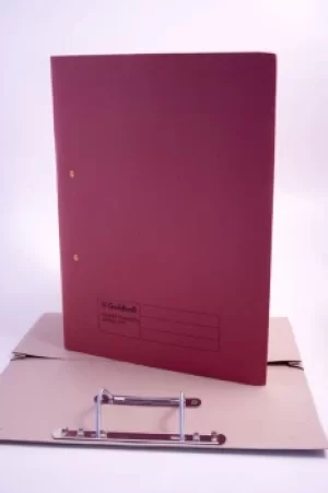 Guildhall Spring Pocket Transfer File Manilla Foolscap 420gsm Red (Pac