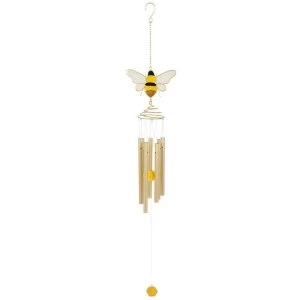 Bee and Honeycomb Spiral Windchime