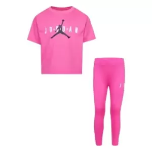 Air Jordan Jordan Two Piece T Shirt and Leggings Infant Girls - Pink