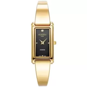 Roamer 866845 48 55 20 Elegance Diamond Gold Tone Wristwatch