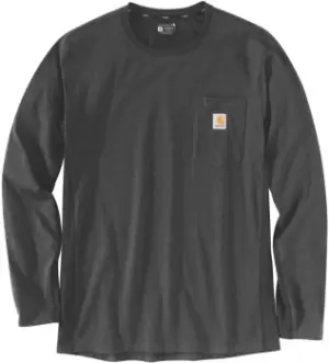 Carhartt Force Flex Pocket Longsleeve Shirt, grey, Size S, grey, Size S