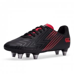Canterbury Speed 3.0 Junior SG Rugby Boots - Black/Red